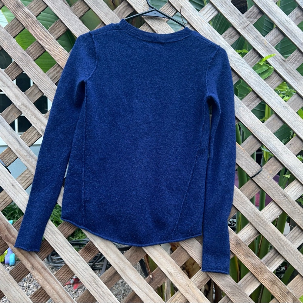 Lisa Todd Fuzzy Wool Sweater With Lips Size XS - Picture 5 of 9